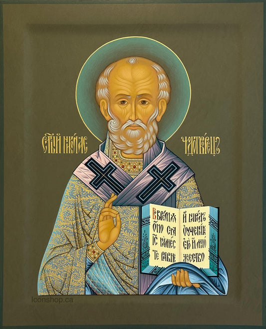 Icon of Saint Nicholas the Wonderworker. Икона Николая Чудотворца.